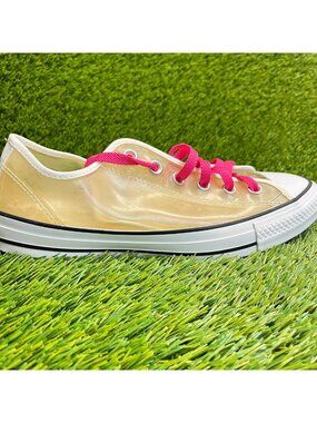 Converse Chuck Taylor All Star Womens Size 9 Clear Pink Athletic Shoes Sneakers